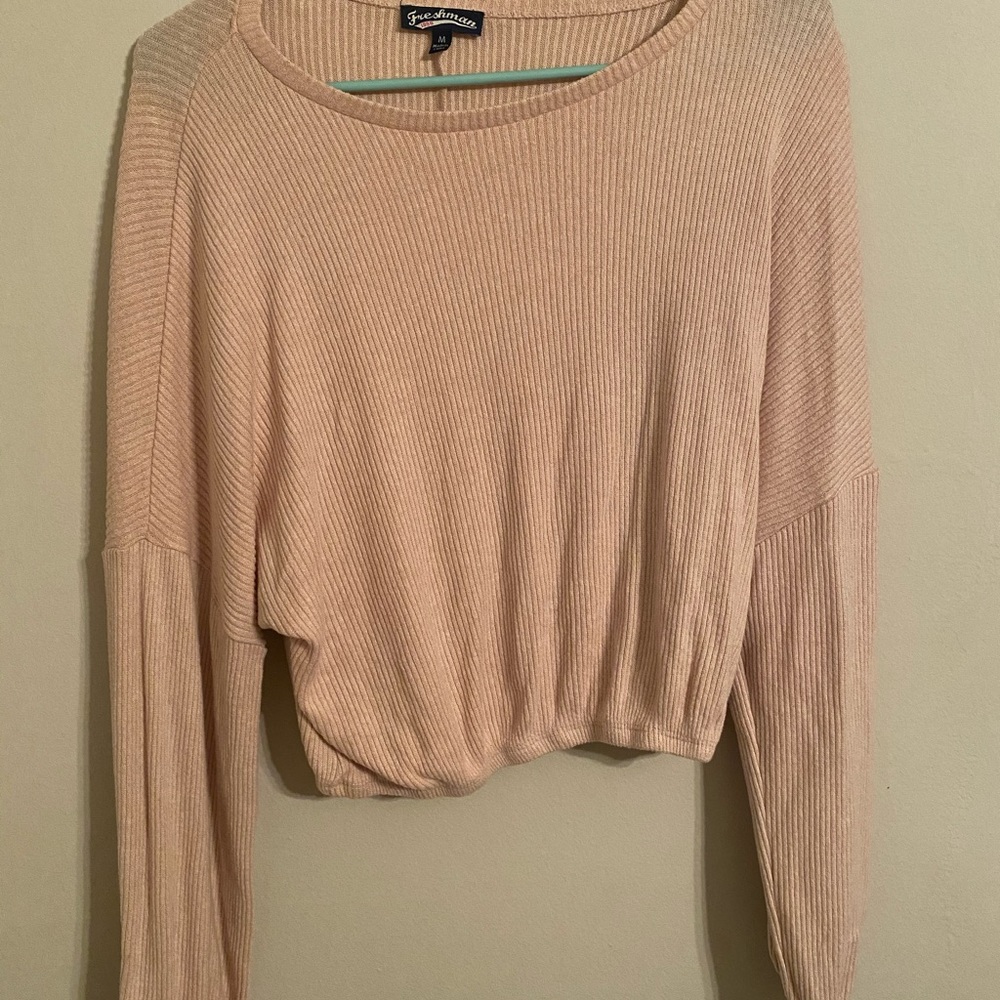 Pink long sleeve shirt